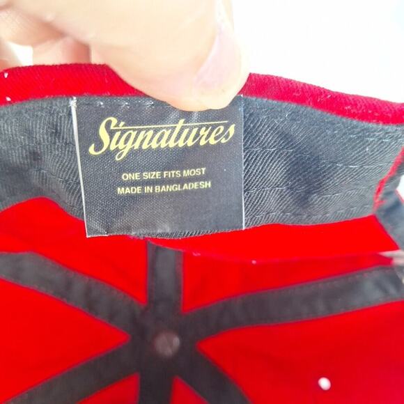 Cincinnati Bearcats Hat Cap Strap Back NCAA College Dad Hat Red Black Logo - Picture 8 of 9